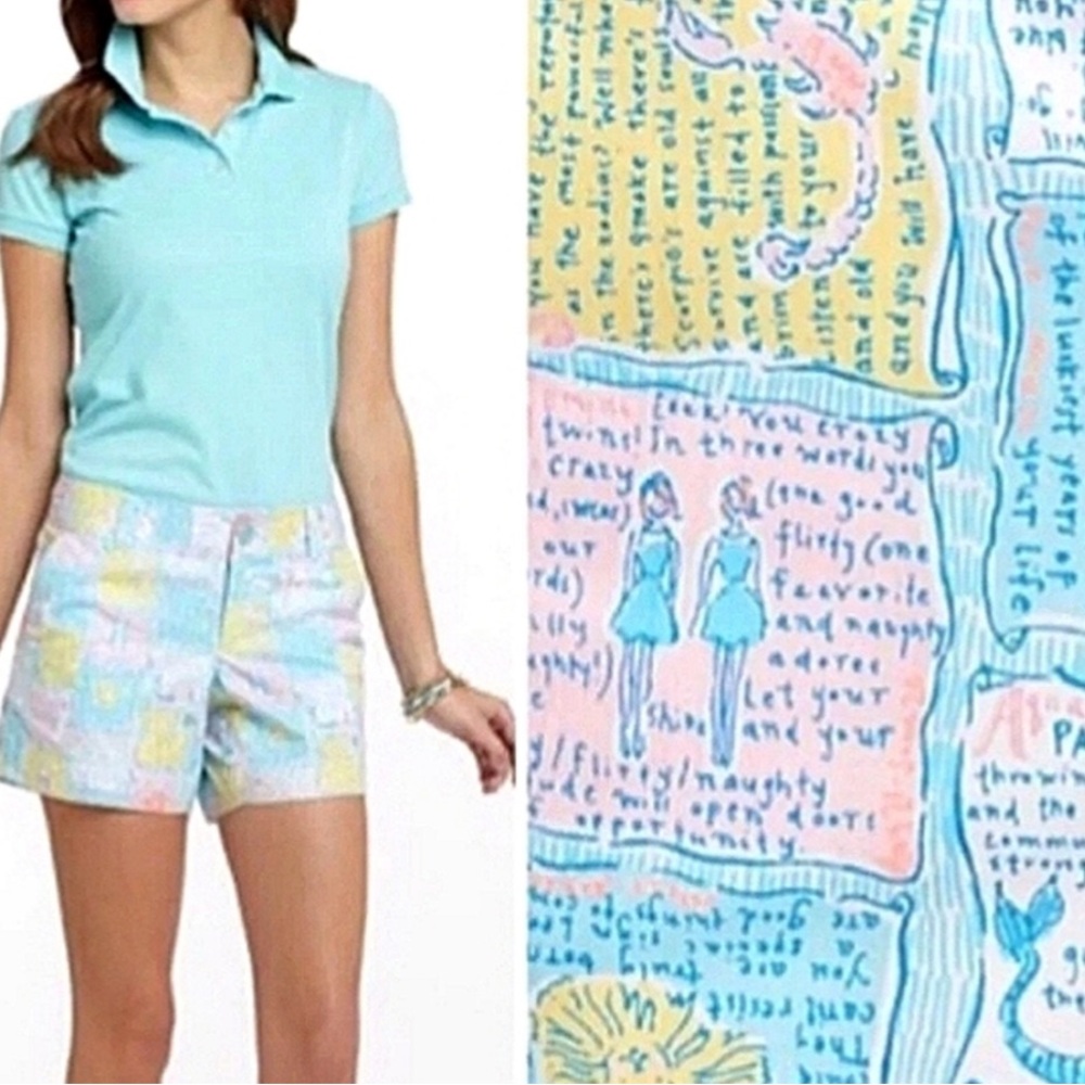 Lily Pulitzer Written In The Stars Callahan Shorts View 2